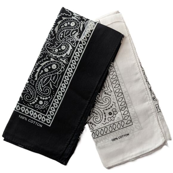 Capelli Paisley Print Cotton Bandana Set - Picture 6 of 7